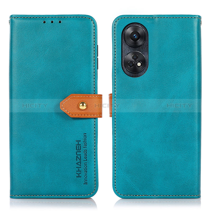 Funda de Cuero Cartera con Soporte Carcasa N07P para Oppo Reno8 T 4G