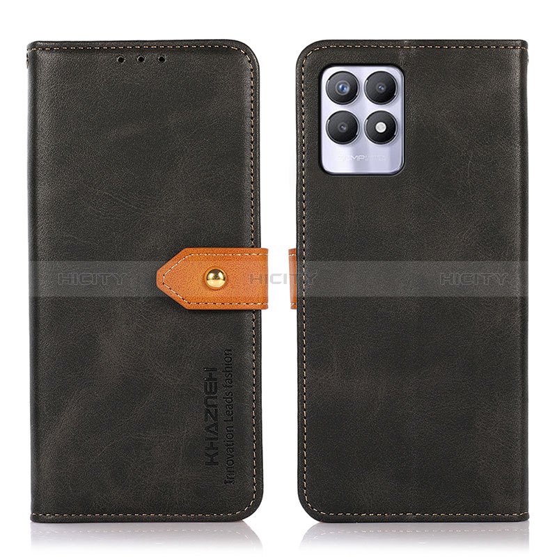 Funda de Cuero Cartera con Soporte Carcasa N07P para Realme 8i