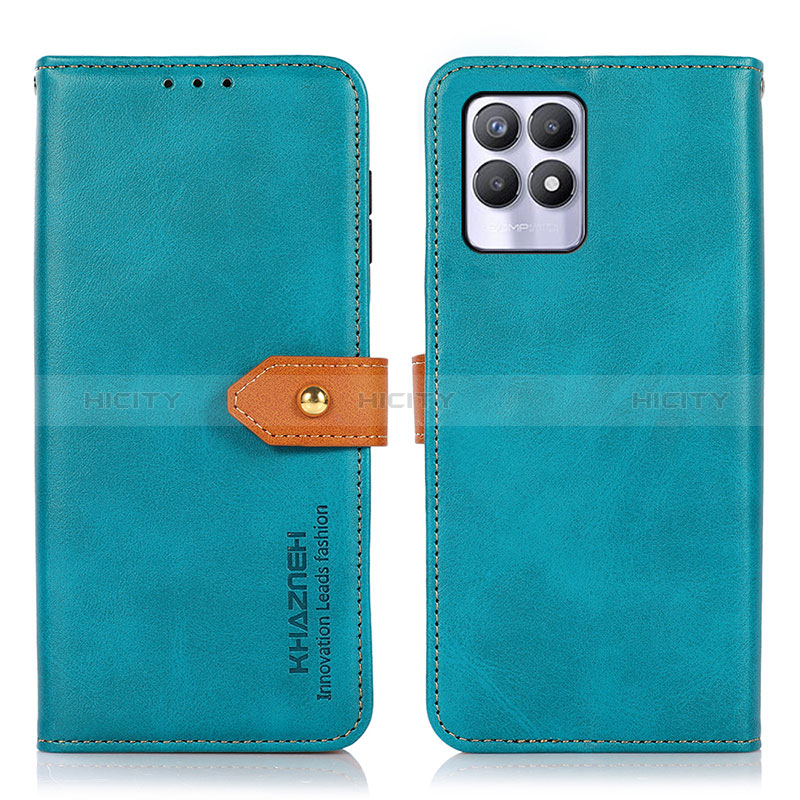 Funda de Cuero Cartera con Soporte Carcasa N07P para Realme 8i