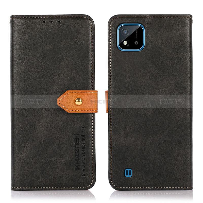 Funda de Cuero Cartera con Soporte Carcasa N07P para Realme C11 (2021)