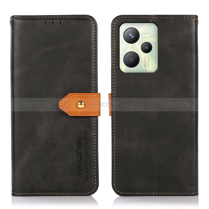 Funda de Cuero Cartera con Soporte Carcasa N07P para Realme C35