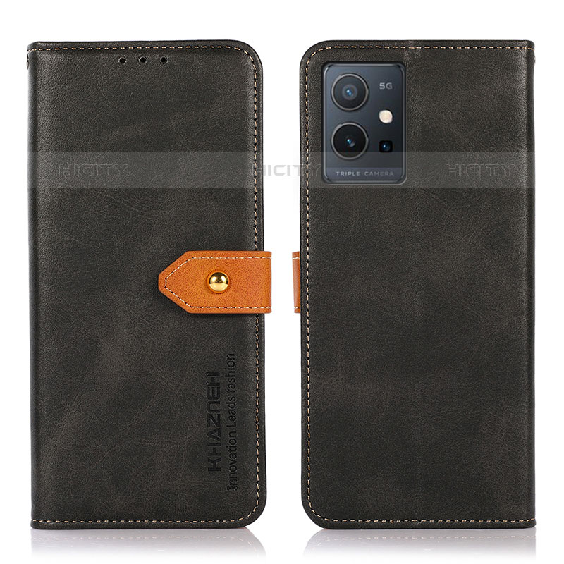 Funda de Cuero Cartera con Soporte Carcasa N07P para Vivo T1 5G India