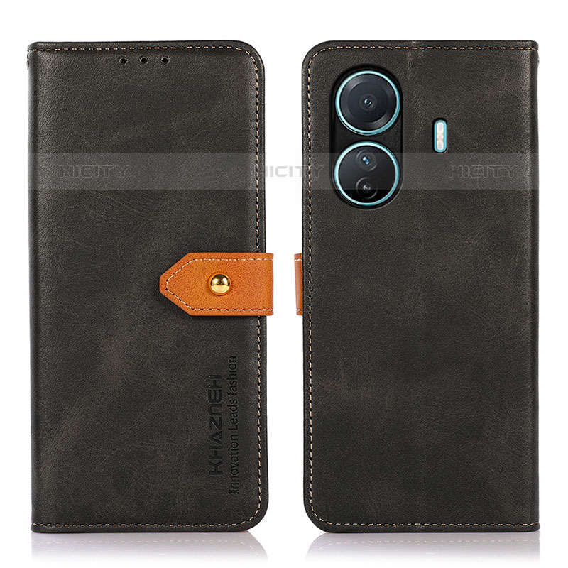 Funda de Cuero Cartera con Soporte Carcasa N07P para Vivo T1 Pro 5G