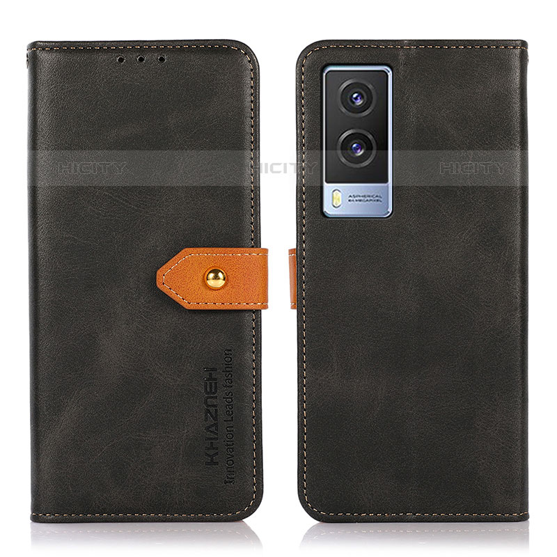 Funda de Cuero Cartera con Soporte Carcasa N07P para Vivo V21e 5G