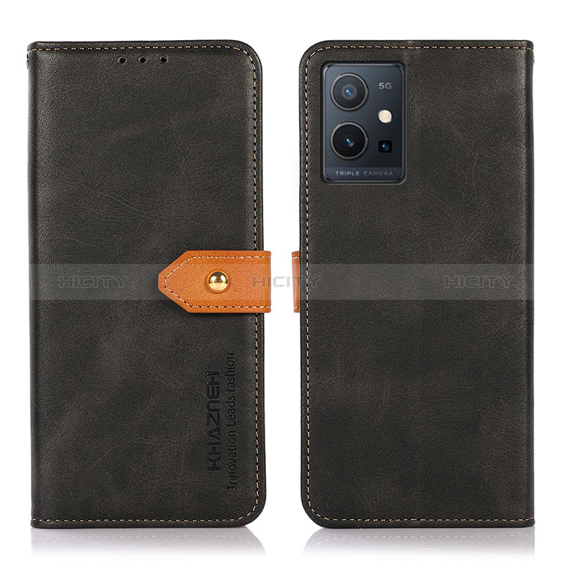 Funda de Cuero Cartera con Soporte Carcasa N07P para Vivo Y33e 5G