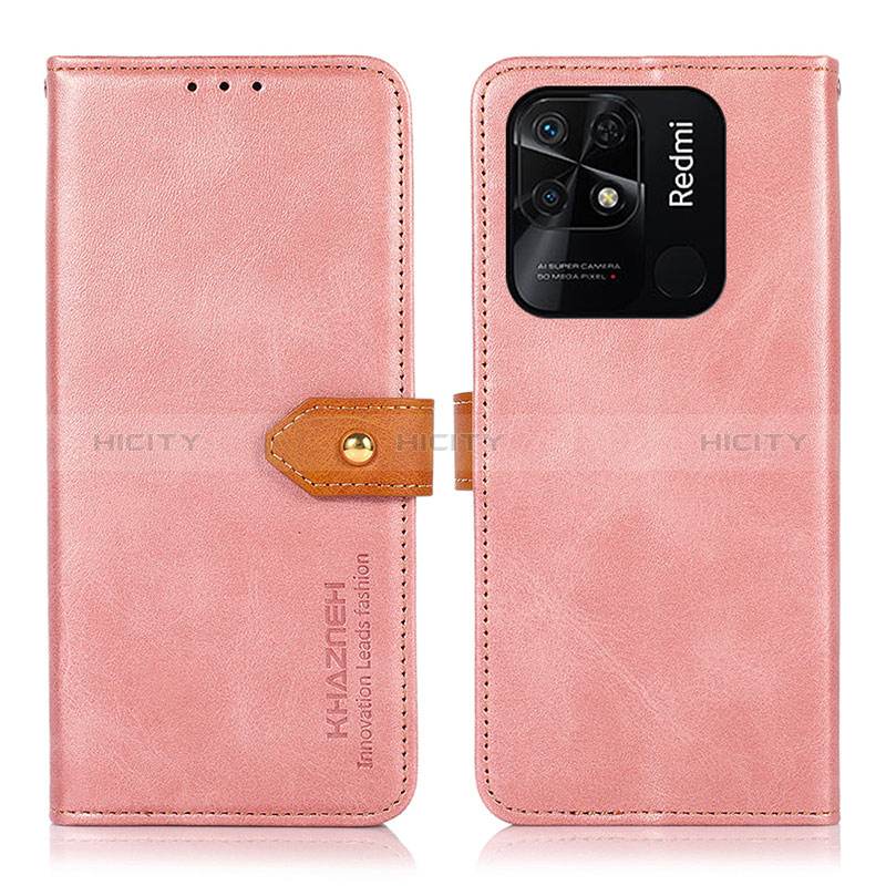 Funda de Cuero Cartera con Soporte Carcasa N07P para Xiaomi Redmi 10 India