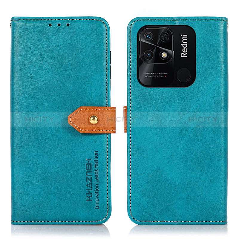 Funda de Cuero Cartera con Soporte Carcasa N07P para Xiaomi Redmi 10 Power