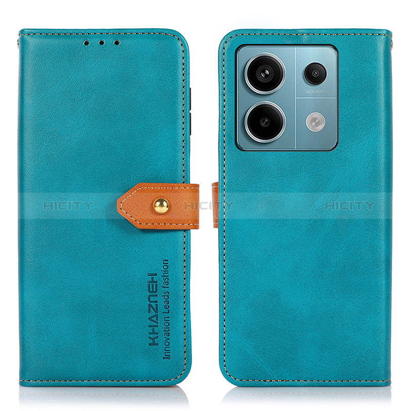 Funda de Cuero Cartera con Soporte Carcasa N07P para Xiaomi Redmi Note 13 Pro 5G