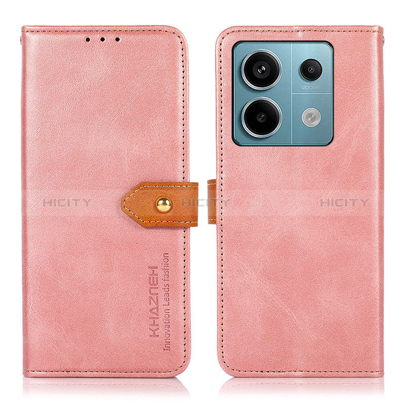 Funda de Cuero Cartera con Soporte Carcasa N07P para Xiaomi Redmi Note 13 Pro 5G