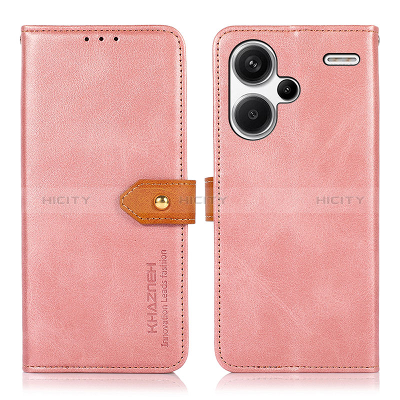 Funda de Cuero Cartera con Soporte Carcasa N07P para Xiaomi Redmi Note 13 Pro+ Plus 5G