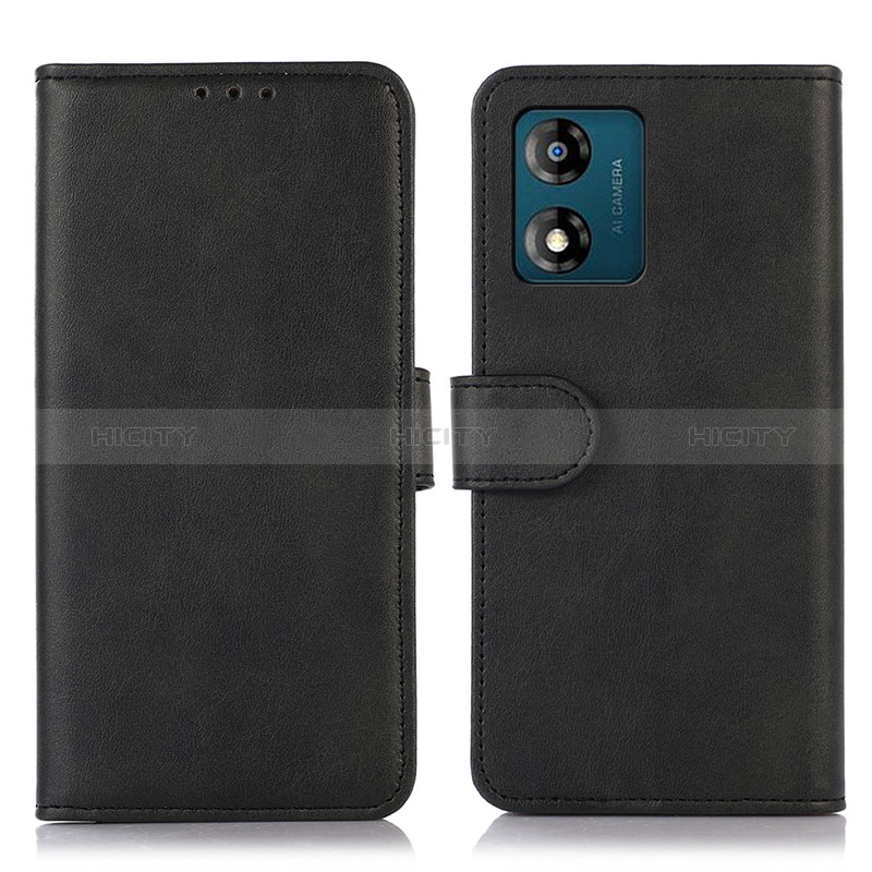 Funda de Cuero Cartera con Soporte Carcasa N08P para Motorola Moto E13