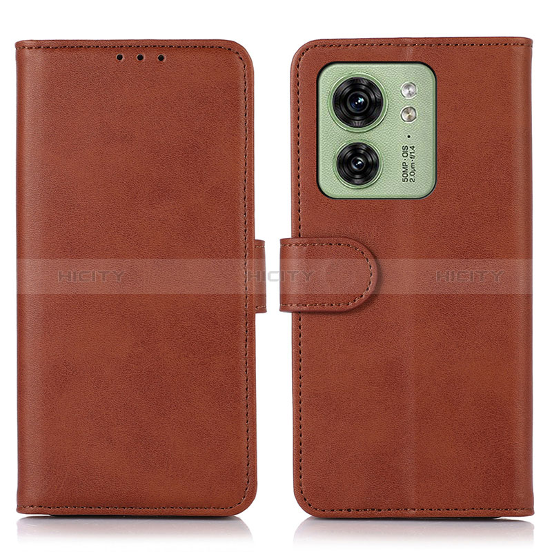 Funda de Cuero Cartera con Soporte Carcasa N08P para Motorola Moto Edge (2023) 5G