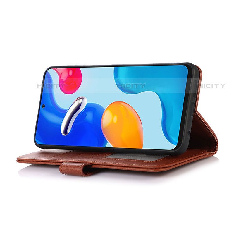 Funda de Cuero Cartera con Soporte Carcasa N08P para Motorola Moto G52j 5G