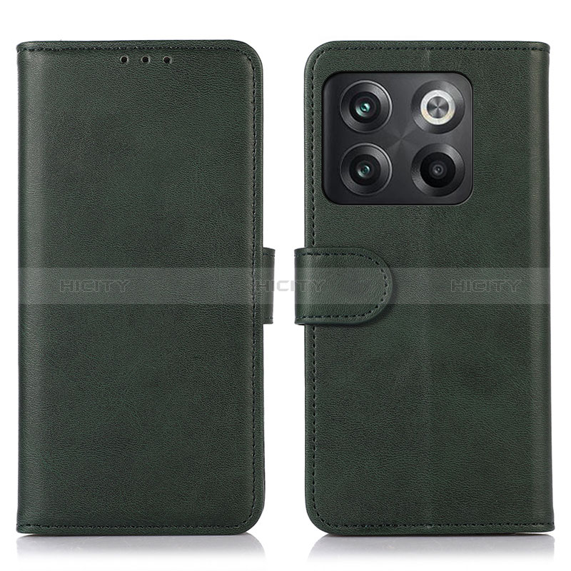 Funda de Cuero Cartera con Soporte Carcasa N08P para OnePlus Ace Pro 5G Verde