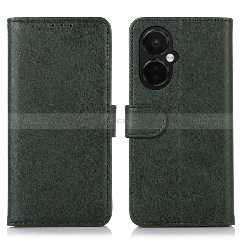 Funda de Cuero Cartera con Soporte Carcasa N08P para OnePlus Nord CE 3 5G Verde