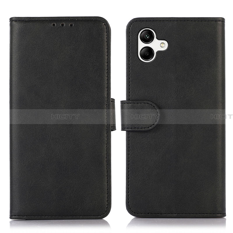 Funda de Cuero Cartera con Soporte Carcasa N08P para Samsung Galaxy A05 Negro