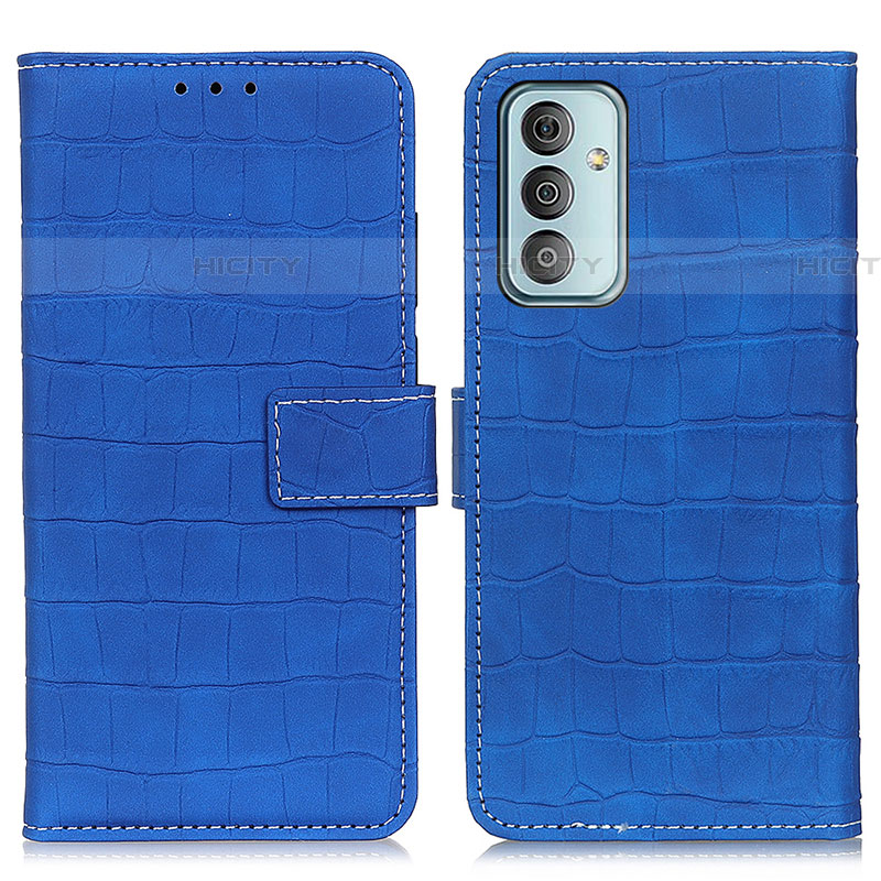 Funda de Cuero Cartera con Soporte Carcasa N08P para Samsung Galaxy F13 4G Azul