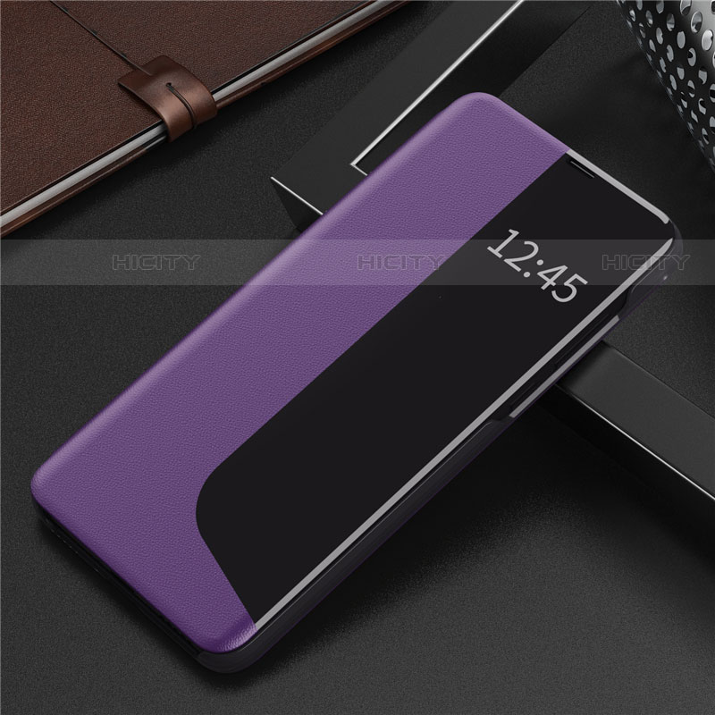 Funda de Cuero Cartera con Soporte Carcasa N09 para Huawei P40 Pro Morado