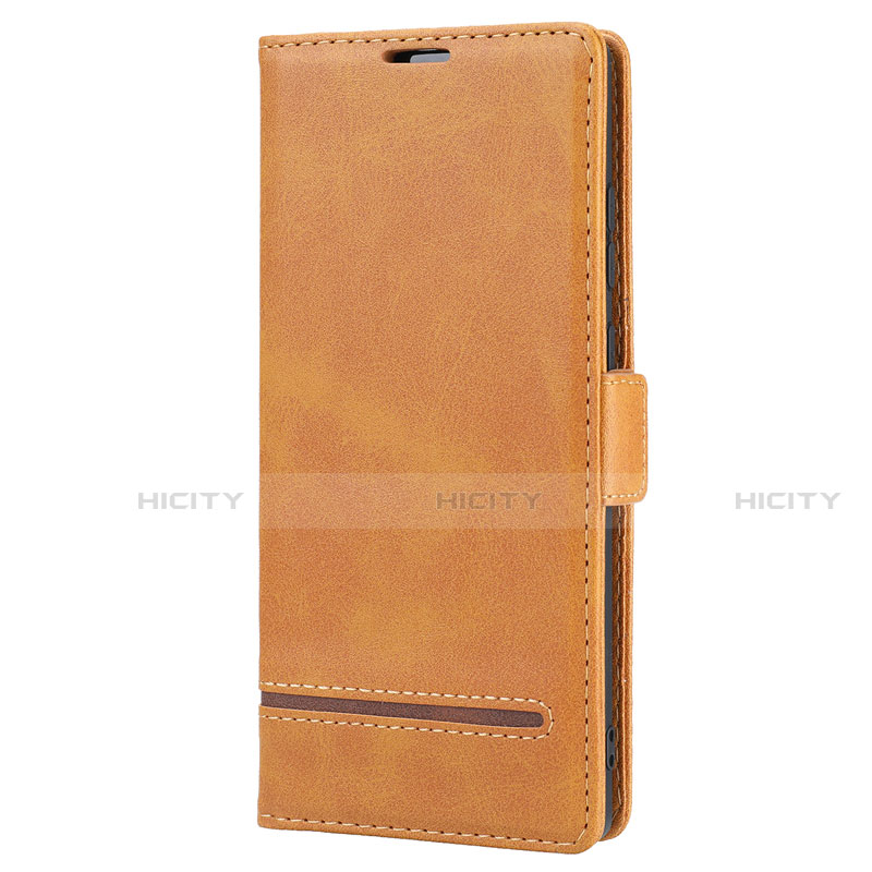 Funda de Cuero Cartera con Soporte Carcasa N11 para Samsung Galaxy Note 20 5G Marron Claro