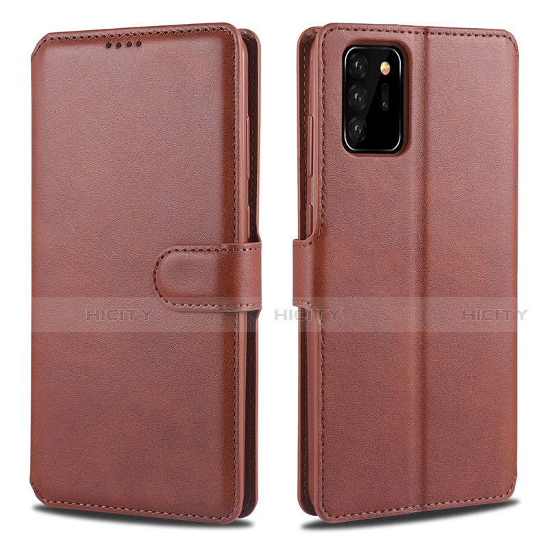 Funda de Cuero Cartera con Soporte Carcasa N12 para Samsung Galaxy Note 20 Ultra 5G Marron