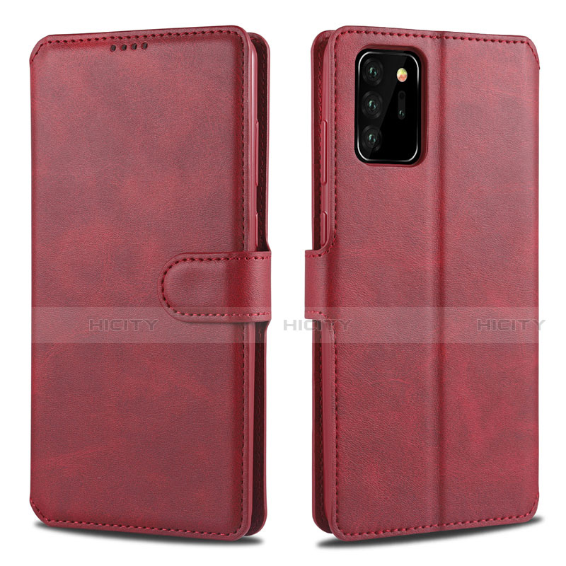 Funda de Cuero Cartera con Soporte Carcasa N12 para Samsung Galaxy Note 20 Ultra 5G Rojo