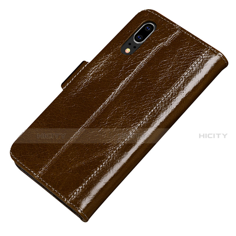 Funda de Cuero Cartera con Soporte Carcasa P01 para Huawei P20