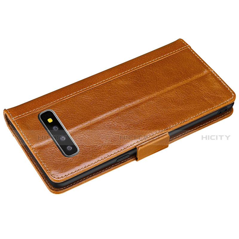 Funda de Cuero Cartera con Soporte Carcasa P01 para Samsung Galaxy S10