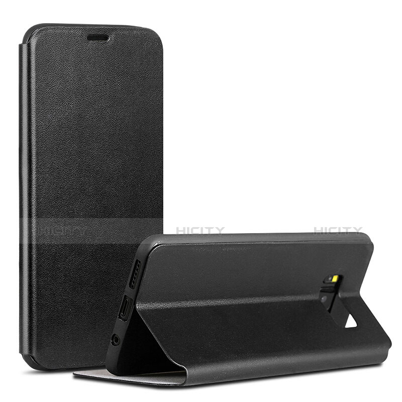 Funda de Cuero Cartera con Soporte Carcasa P01 para Samsung Galaxy S8 Negro