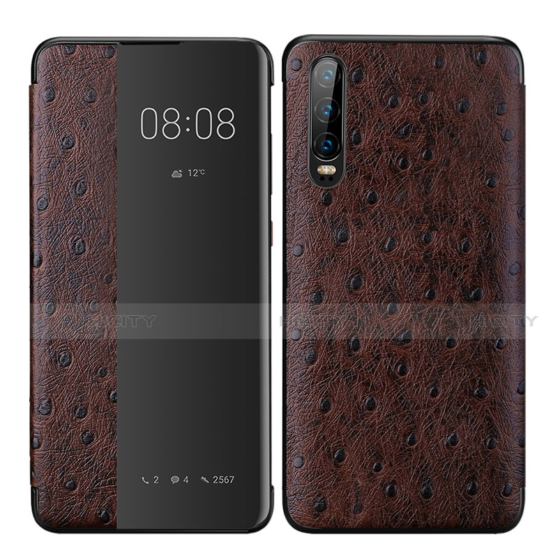 Funda de Cuero Cartera con Soporte Carcasa P02 para Huawei P30