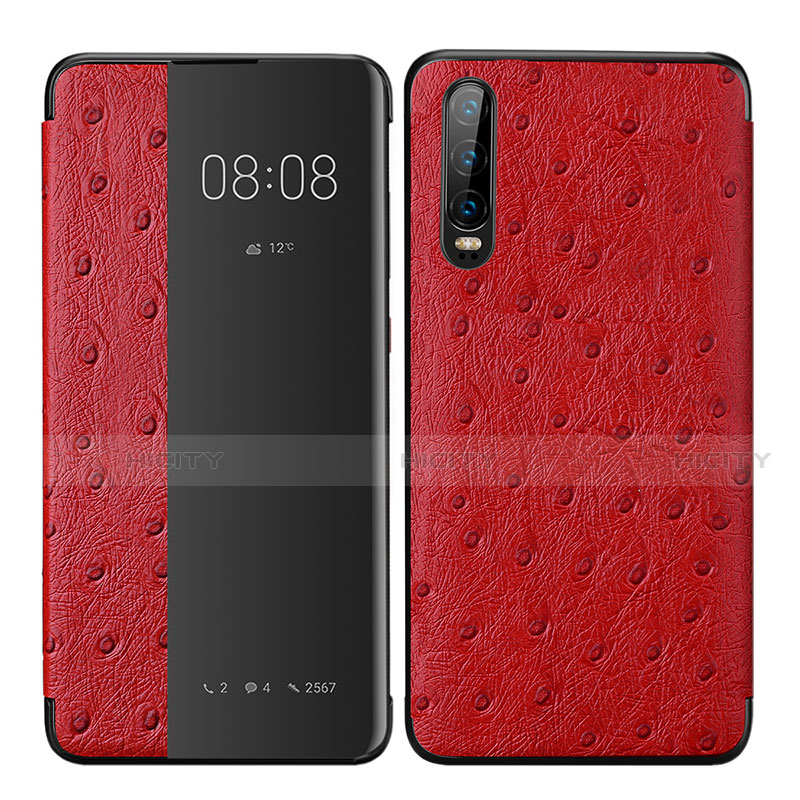 Funda de Cuero Cartera con Soporte Carcasa P02 para Huawei P30