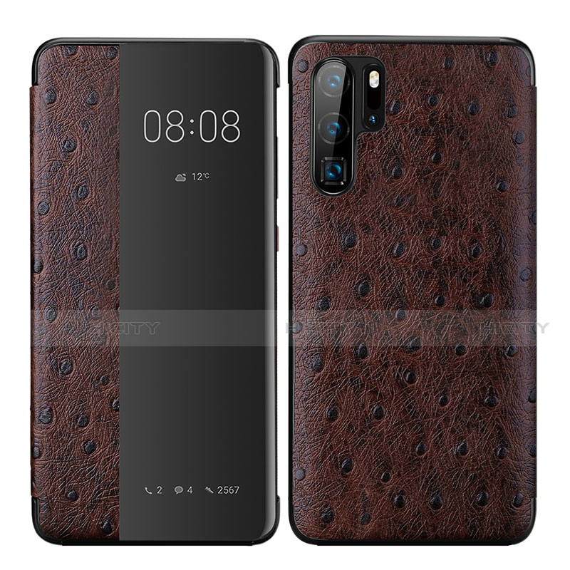 Funda de Cuero Cartera con Soporte Carcasa P02 para Huawei P30 Pro