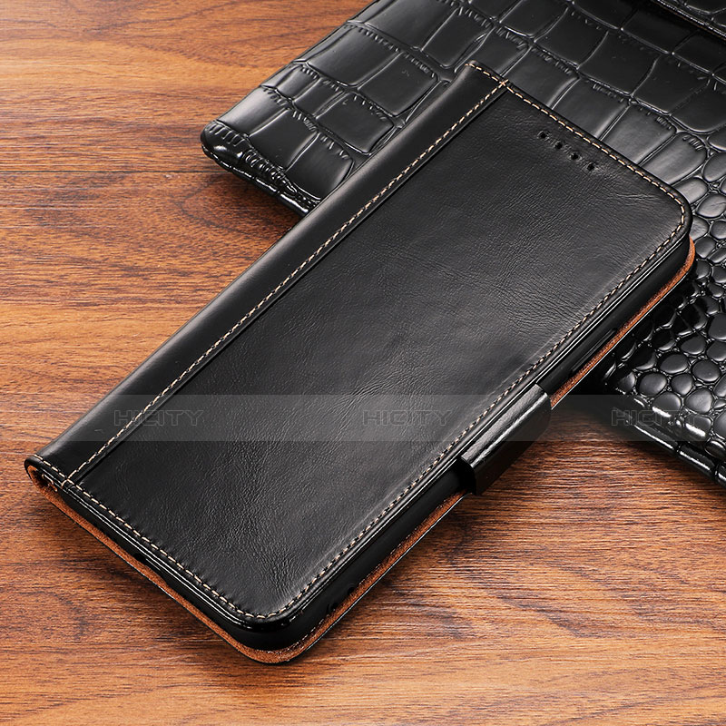 Funda de Cuero Cartera con Soporte Carcasa P04 para Apple iPhone Xs