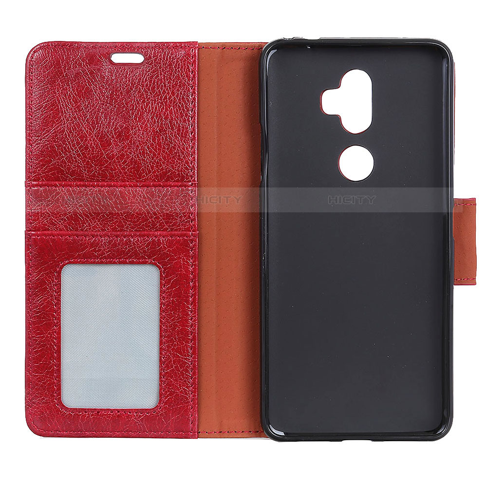 Funda de Cuero Cartera con Soporte Carcasa para Alcatel 3V