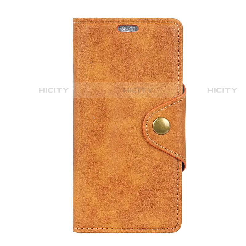 Funda de Cuero Cartera con Soporte Carcasa para HTC Desire 12 Plus Naranja