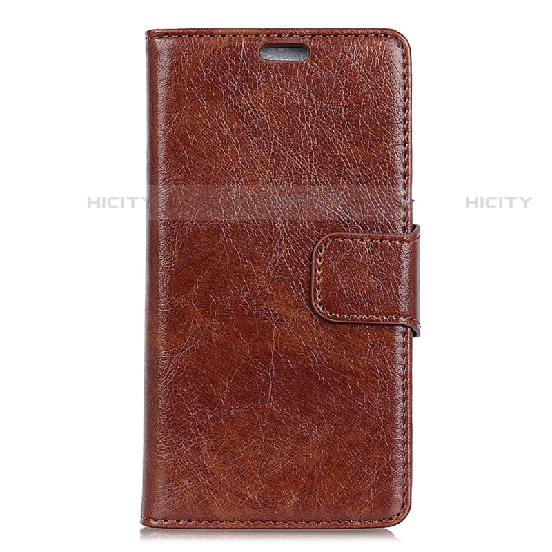 Funda de Cuero Cartera con Soporte Carcasa para HTC U12 Plus Marron