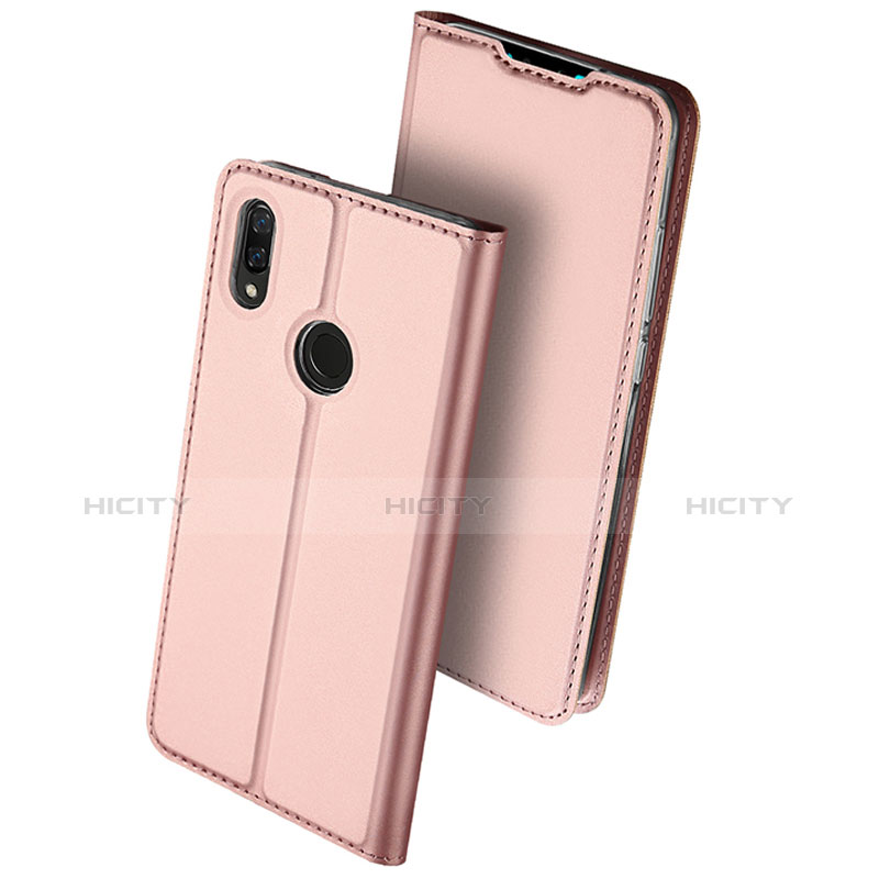 Funda de Cuero Cartera con Soporte Carcasa para Huawei Enjoy 9 Plus Oro Rosa