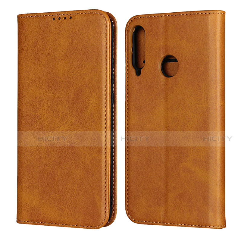 Funda de Cuero Cartera con Soporte Carcasa para Huawei Honor 9C Naranja