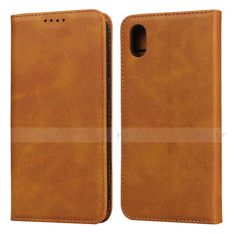 Funda de Cuero Cartera con Soporte Carcasa para Huawei Honor Play 8 Naranja