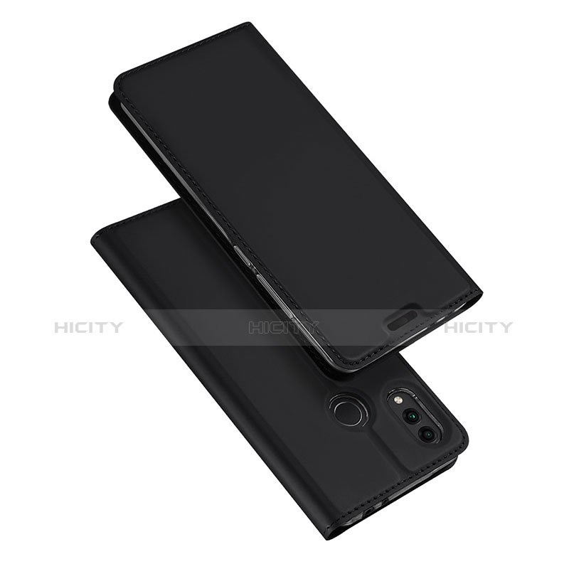 Funda de Cuero Cartera con Soporte Carcasa para Huawei Honor Play 8C Negro