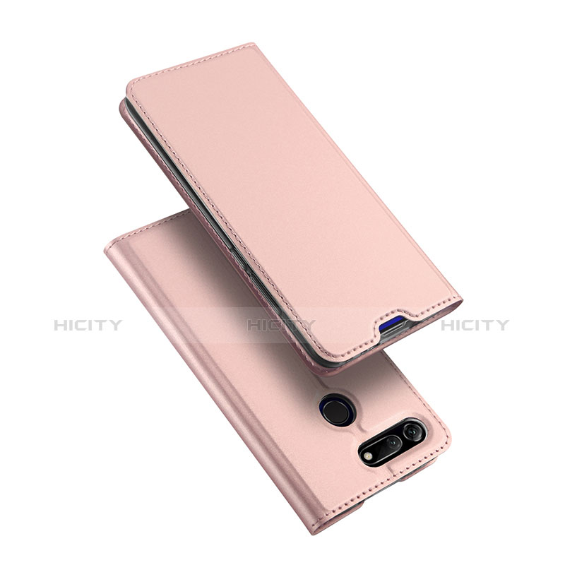 Funda de Cuero Cartera con Soporte Carcasa para Huawei Honor V20 Oro Rosa