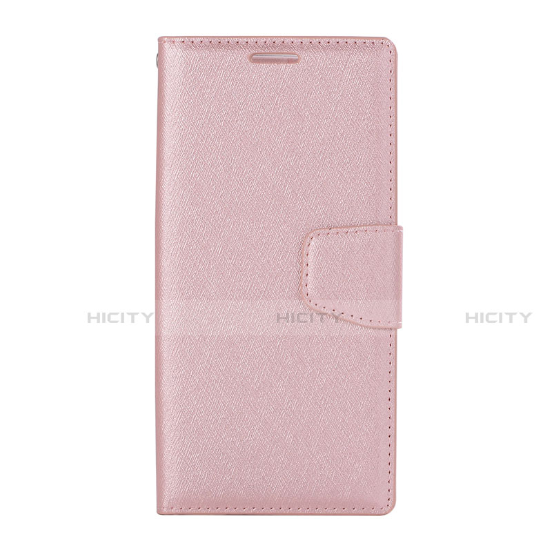 Funda de Cuero Cartera con Soporte Carcasa para Huawei Nova 3e Oro Rosa