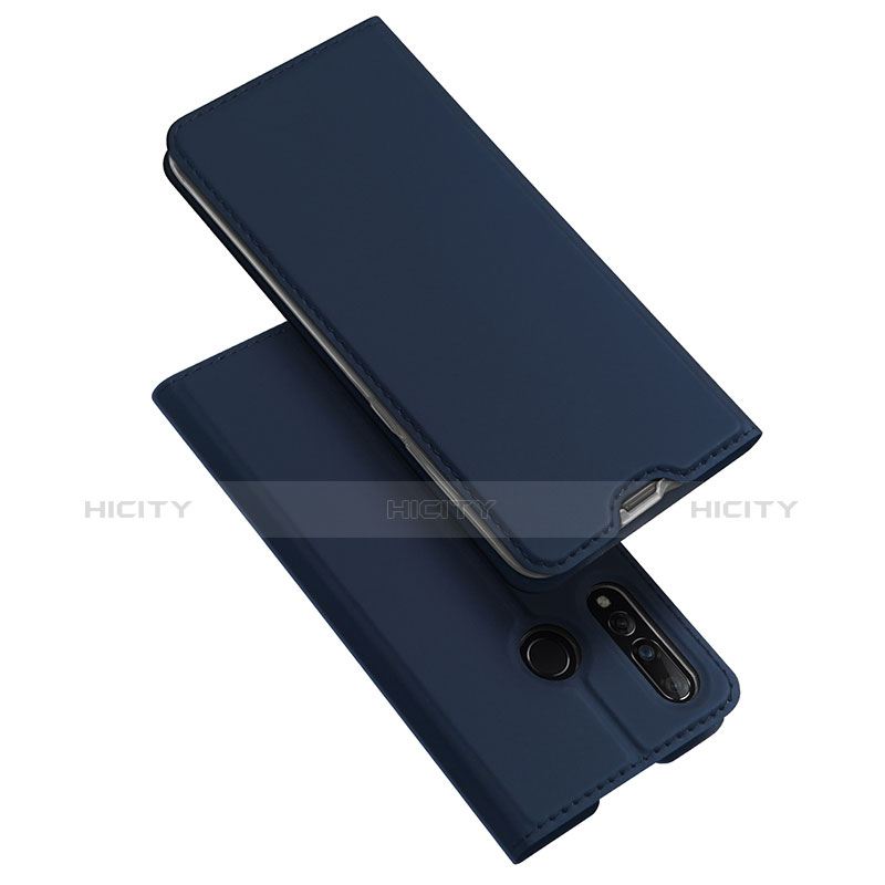 Funda de Cuero Cartera con Soporte Carcasa para Huawei Nova 4 Azul