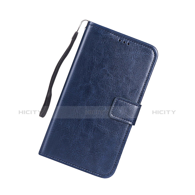 Funda de Cuero Cartera con Soporte Carcasa para Huawei P Smart (2019) Azul