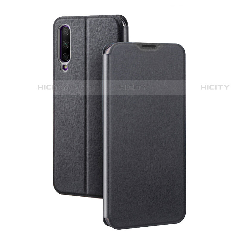 Funda de Cuero Cartera con Soporte Carcasa para Huawei P Smart Pro (2019) Negro