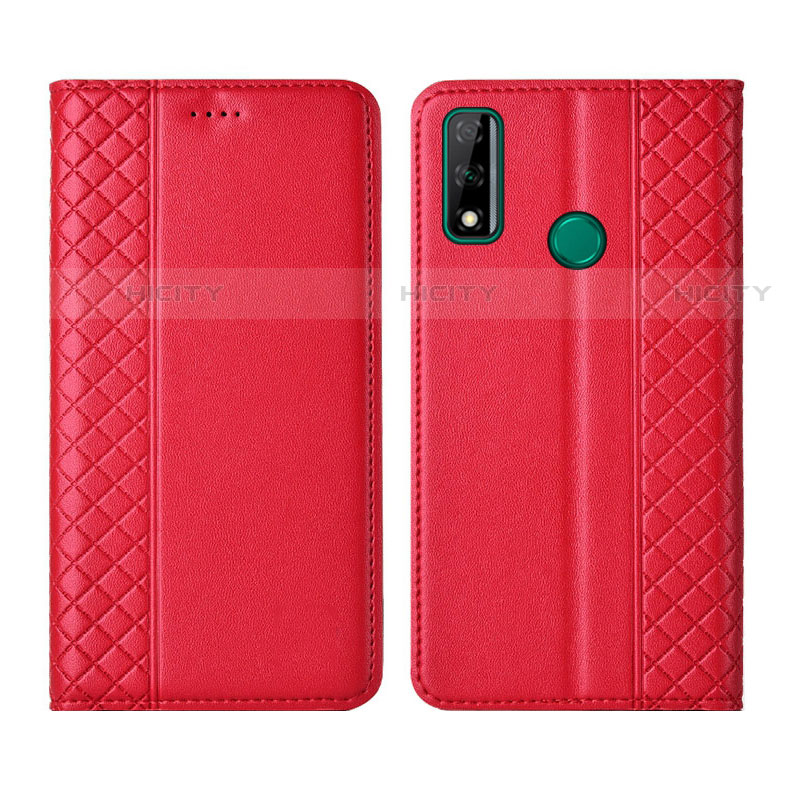 Funda de Cuero Cartera con Soporte Carcasa para Huawei Y8s