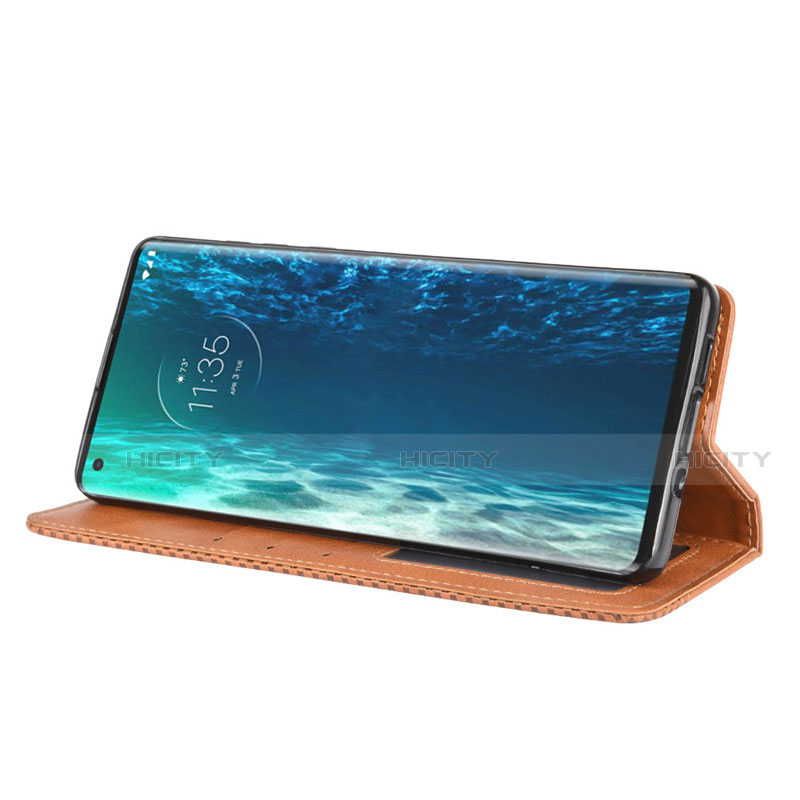 Funda de Cuero Cartera con Soporte Carcasa para Motorola Moto Edge