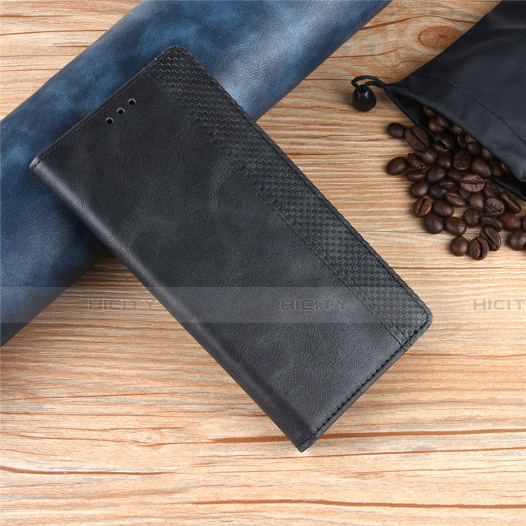 Funda de Cuero Cartera con Soporte Carcasa para Motorola Moto Edge Negro