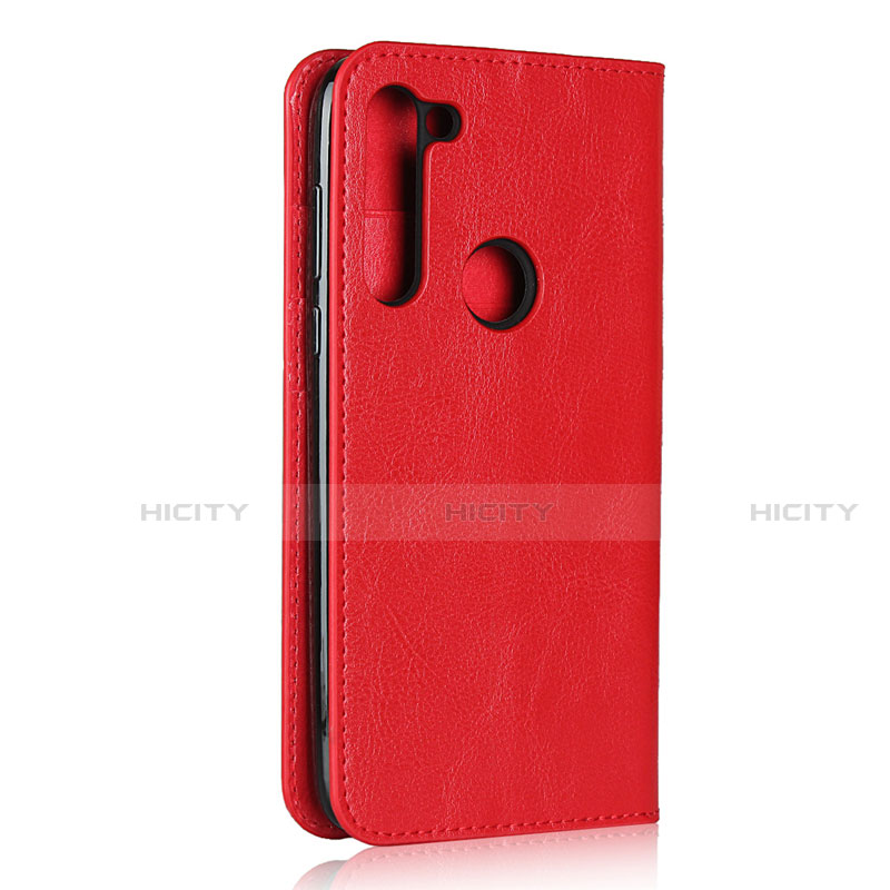 Funda de Cuero Cartera con Soporte Carcasa para Motorola Moto G8 Power Rojo