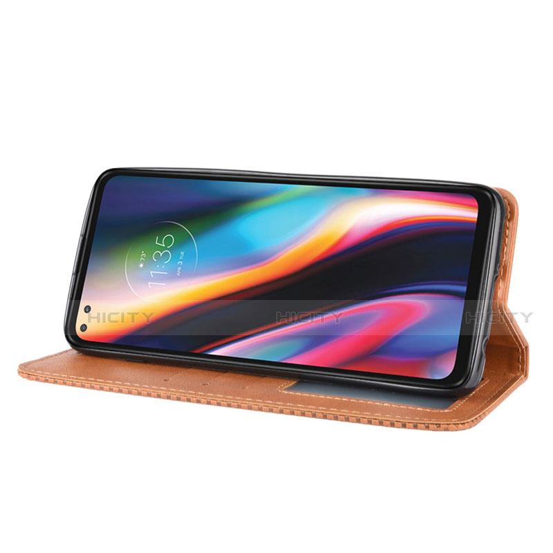 Funda de Cuero Cartera con Soporte Carcasa para Motorola Moto One 5G