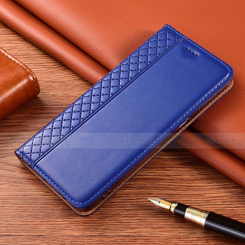 Funda de Cuero Cartera con Soporte Carcasa para Nokia 2.4 Azul